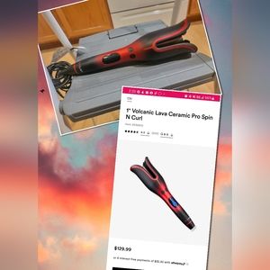 1'' Volcanic Lava Ceramic Pro Spin N Curl